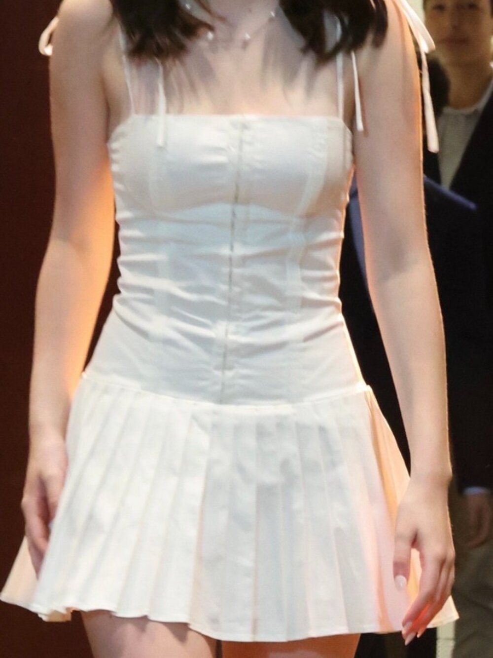Edikted White Corset Mini Dress XS Bridal Shower Graduation Dress